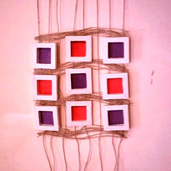 "Equilibri" 2001, 60 cmx 25cm, tecnica mista
