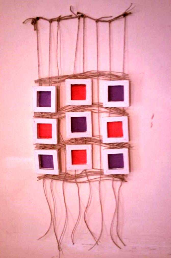 "Equilibri" 2001, 60 cmx 25cm, tecnica mista