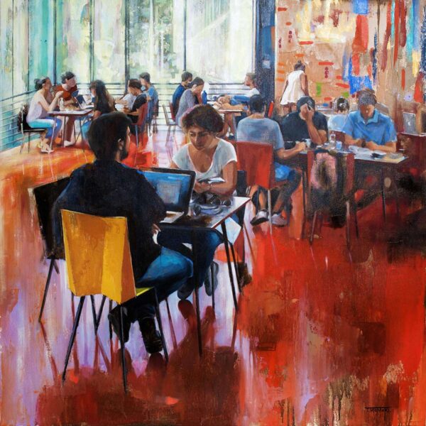 "Art Caffe" - 85x85cm-2019