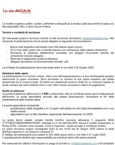 Regolamento Via dell'arte 05/07/2025