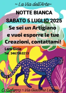 CALL FOR ARTIST — Jungle Edition 2025. La Via Dell’Arte — Colleferro