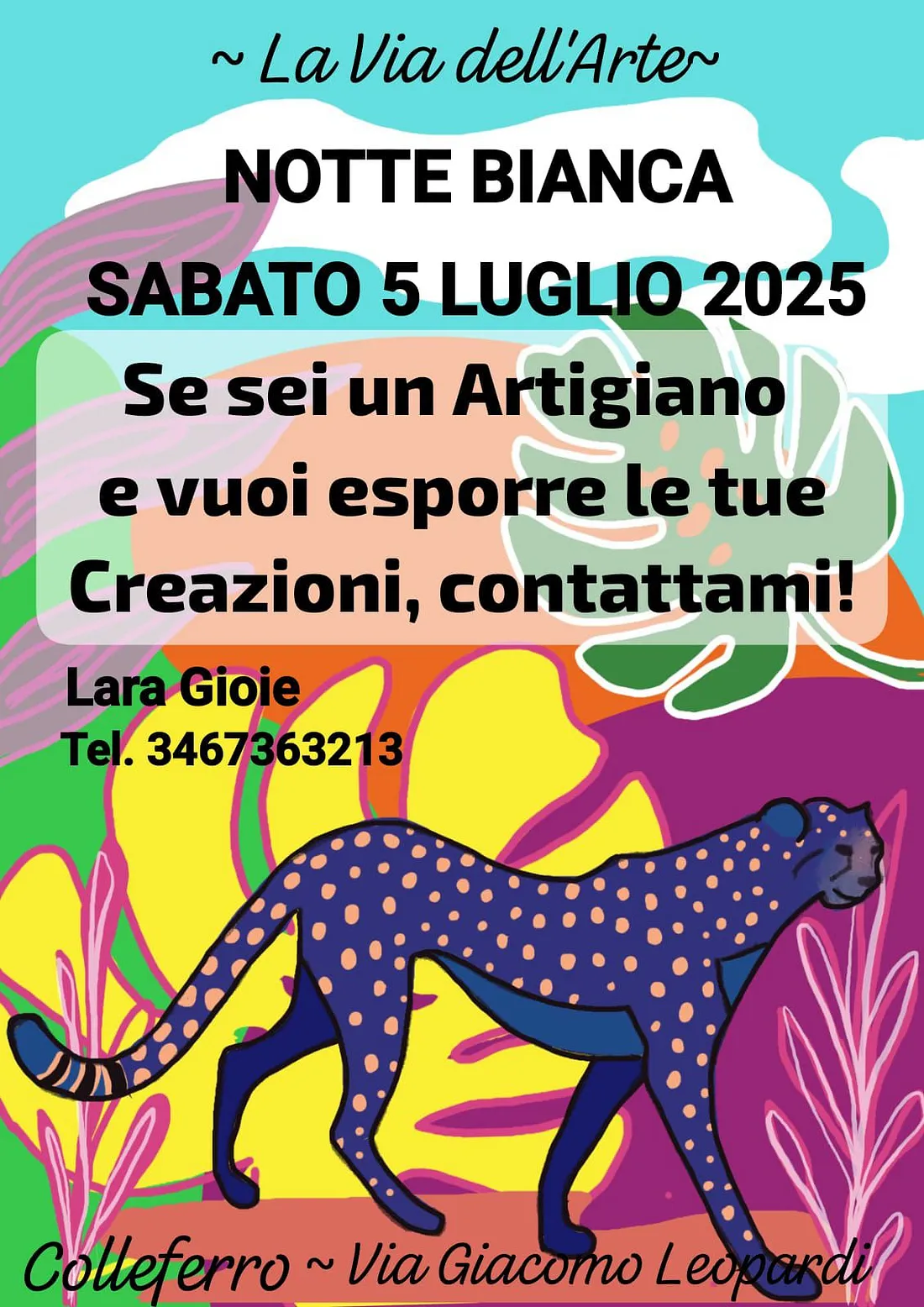 Al momento stai visualizzando CALL FOR ARTIST – Jungle Edition 2025. La Via Dell’Arte Colleferro